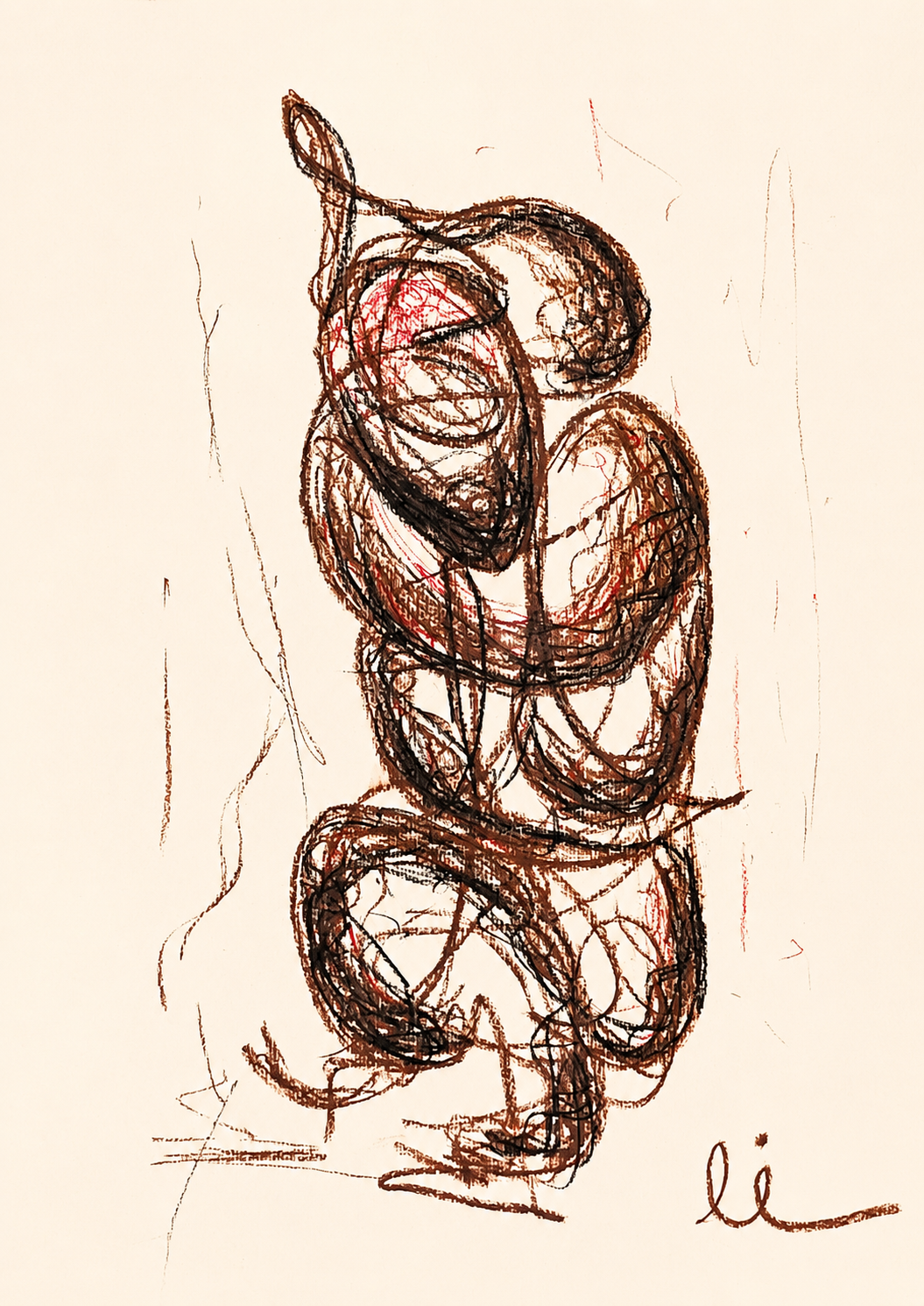 ´´Consuelo´´, obra de Iliana Ugando, pastel sobre cartulina 2026